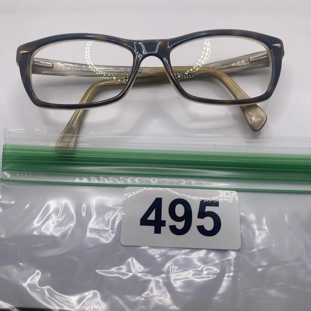 Ray-Ban Eyeglasses FRAMES ONLY RB 5255 Cat Eye 51-16-135 Black Brown 495